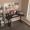 Bureau de bureau électrique à hauteur réglable AOR ESPORTS avec support pour écran