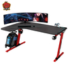 Aor Esports Panneau de particules écologique en forme de L, lumière RVB, 140/160 cm, bureau de jeu L1-7