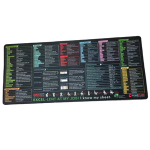 Tapis de souris avec touches de raccourci anglaises complètes, grand tapis de bureau pour ordinateur ip, Europe et états-unis, antidérapant, sale