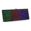 Clavier filaire trois couleurs lumière jeu de bureau clavier d'ordinateur portable de bureau transfrontalier