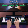 Clavier de jeu G69 clavier filaire sensation mécanique esports RGB lueur 87 touches bureau maison