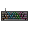 Clavier mécanique filaire de sport électronique clavier mécanique à axe vert clair à 61 touches enfichable
