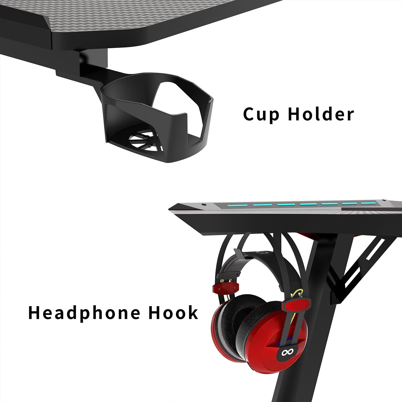 Bureau ergonomique de jeu de panneaux de particules de qualit&eacute; P2 de la conception pour le bureau L1-7
